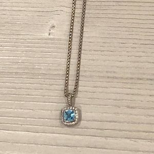 Blue Topaz David Yurman necklace